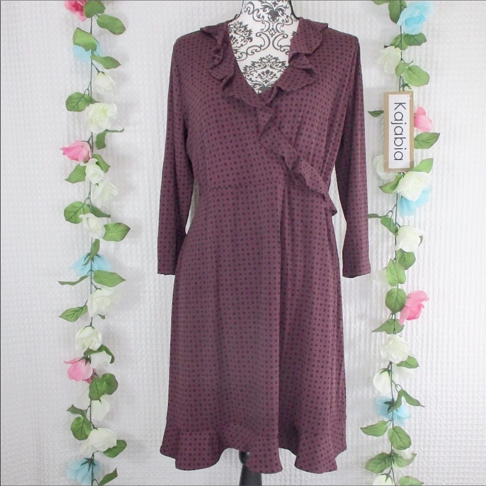 MICHAEL KORS Deep Burgundy Dress NWT Size XL